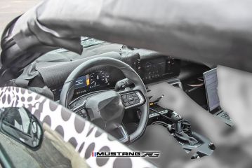 S650 2023 Mustang EcoBoost Interior Spyshot 35